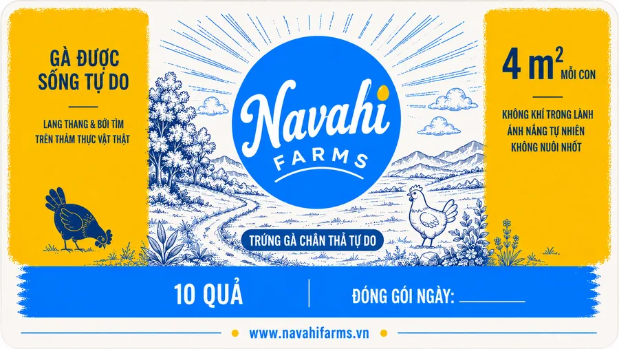 Hộp trứng Navahi 10 quả