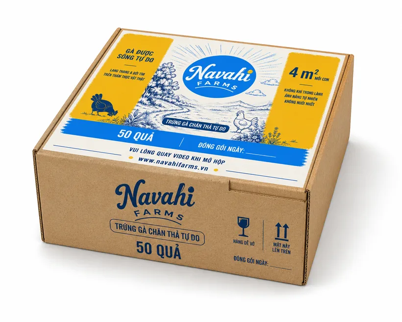 Thùng trứng Navahi 50 quả